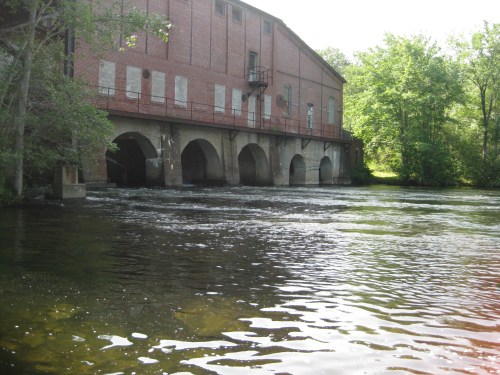 Power station at Gambo Falls. Click to enlarge.