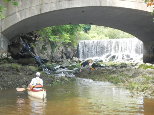 The first portage at Stroudwater River.